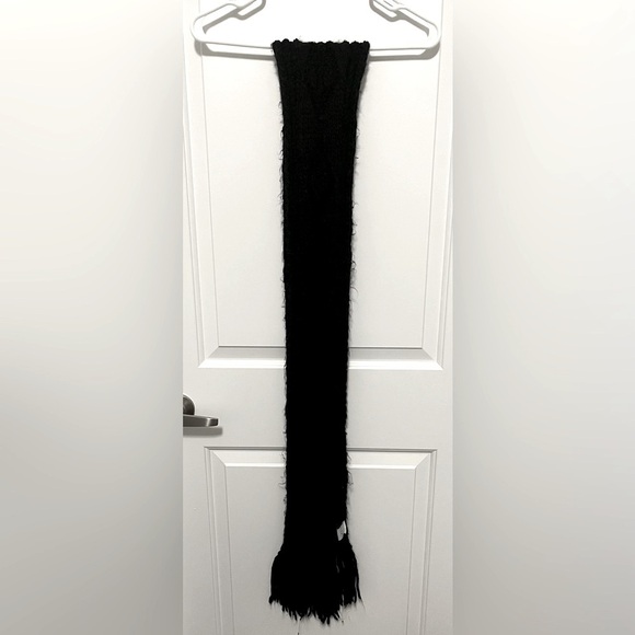 Aldo:  Black Knit Scarf - Picture 1 of 5
